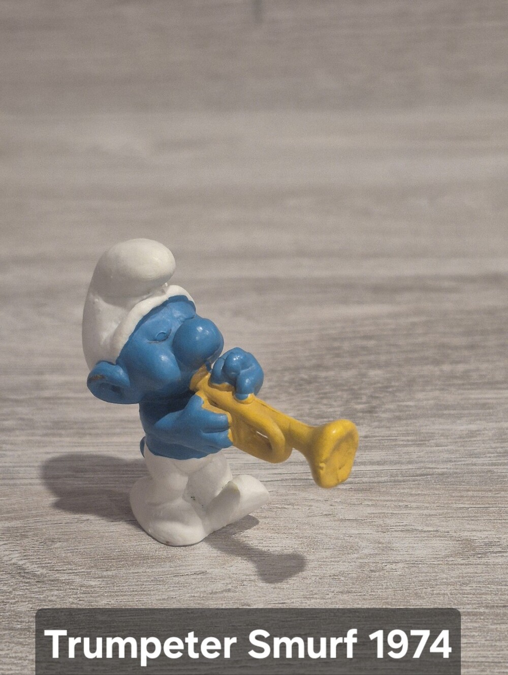 Vintage Trumpeter Figurine